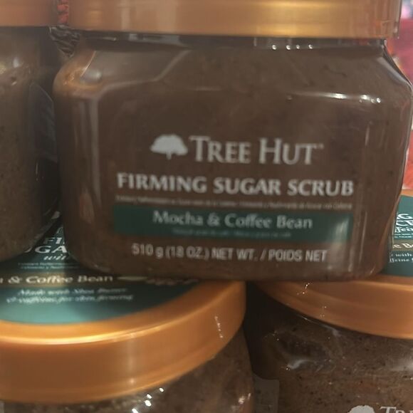 TREE HUT FIRMING MOCHA AND COFFEE BEAN SUGAR SCRUB WITH CAFFEINE - Picture 1 of 6